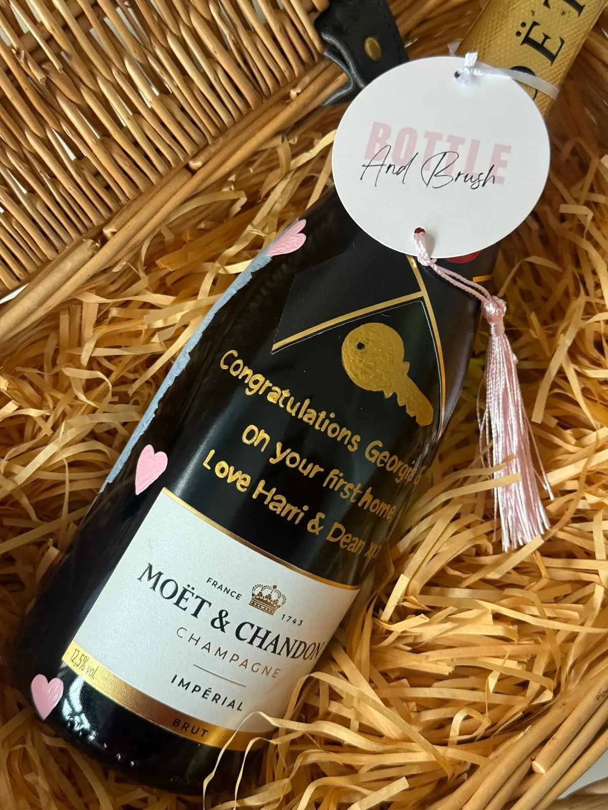 House Portrait (Hand Painting Only) Bottle and Brush