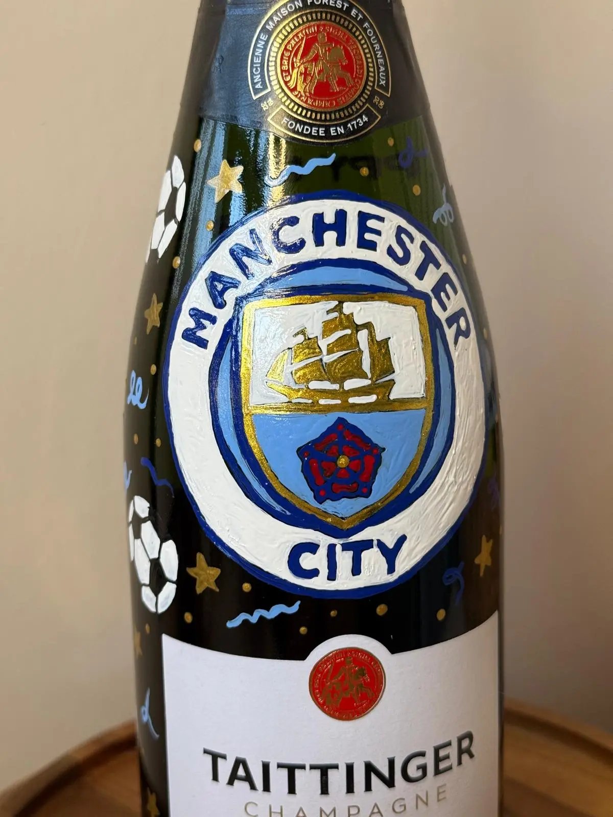 Branded gift bottle Manchester City