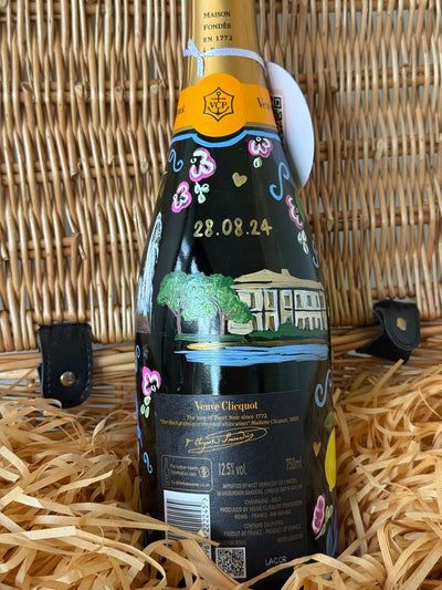 Hand painted anniversary gift with wedding venue