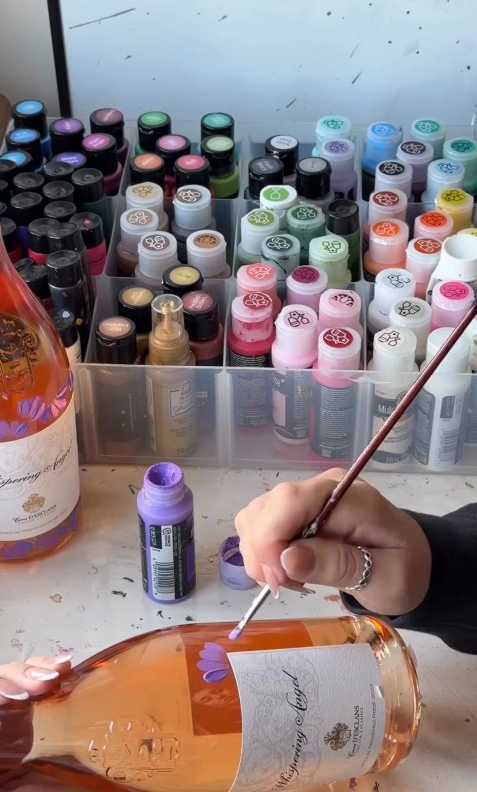 Bottle and Brush, hand painting service - personalised gifts
