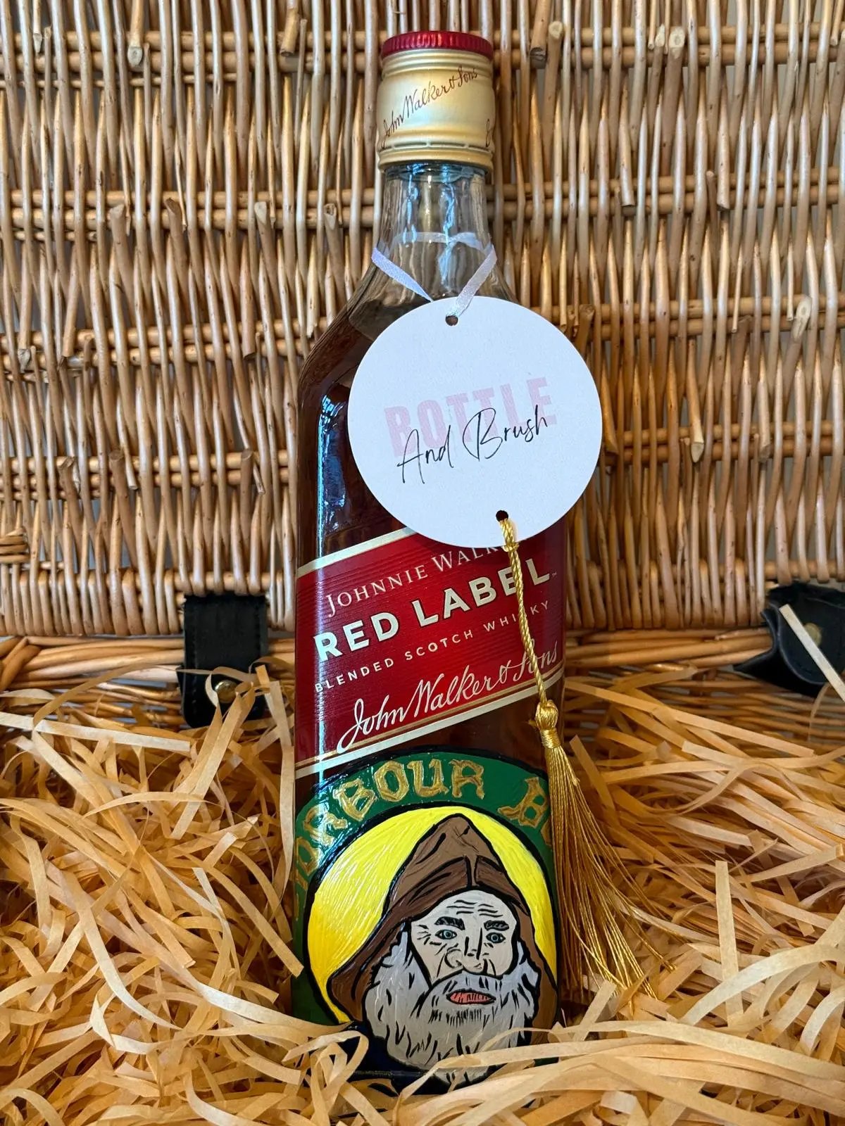 Personalised bottle for the Harbour Bar, Donegal