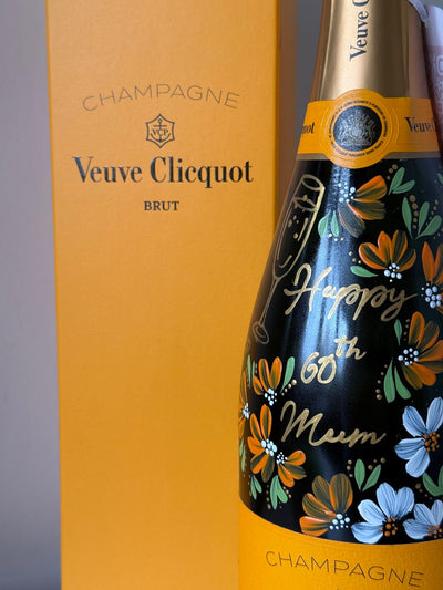 Personalised Veuve champagne for 60th Birthday gift