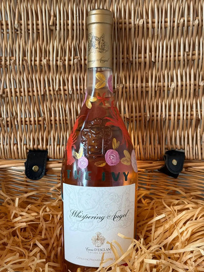 Personalised gift bottle for The Ivy Asia launch in Bournemouth 